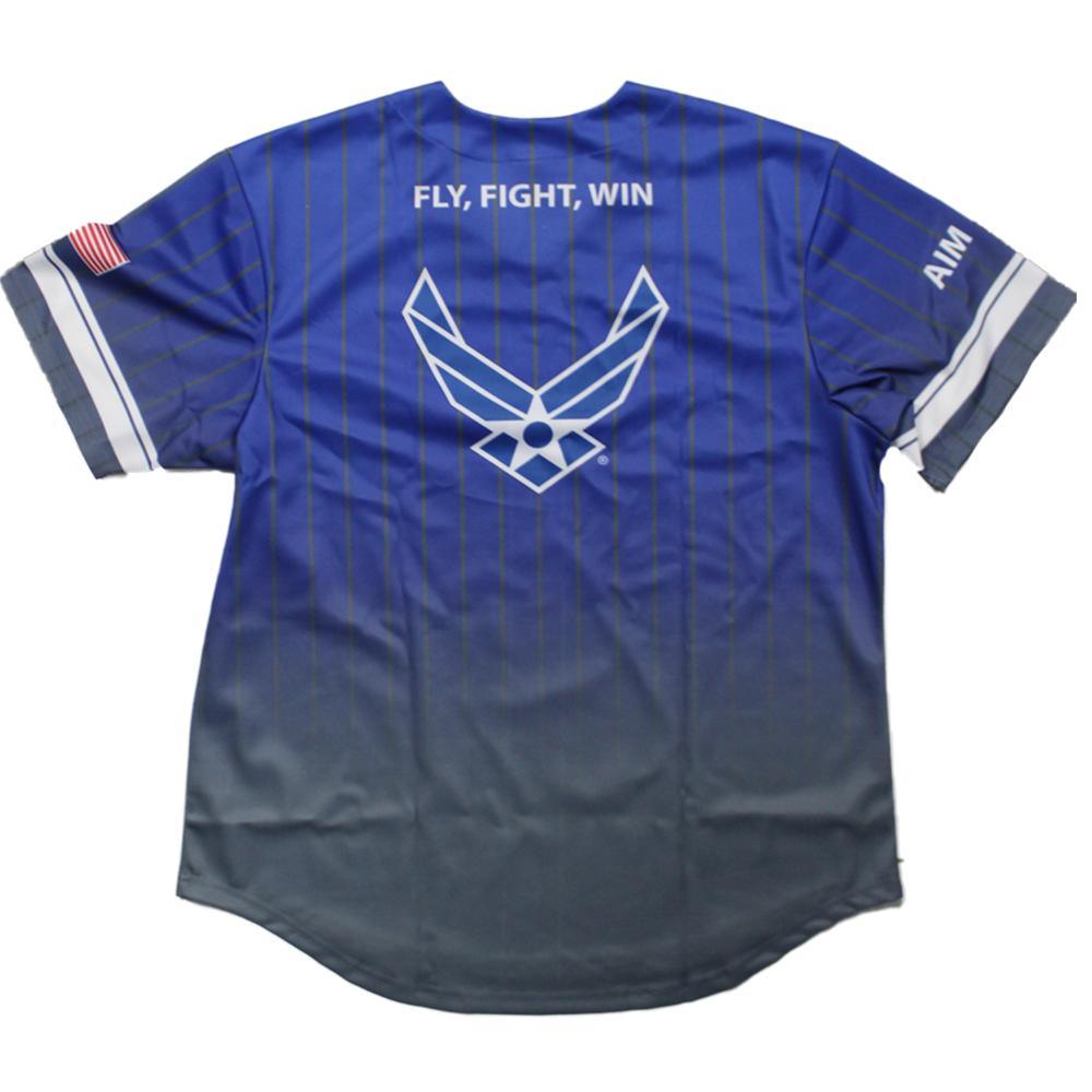 Full sublimation U.S. Air Force Baseball Jersey - Military Republic