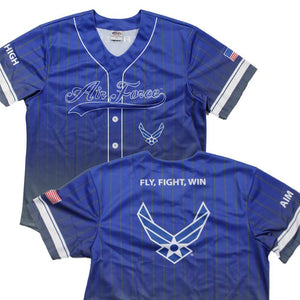 Full sublimation U.S. Air Force Baseball Jersey - Military Republic