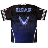 Full-Sublimation Air Force Football Jersey-Military Republic