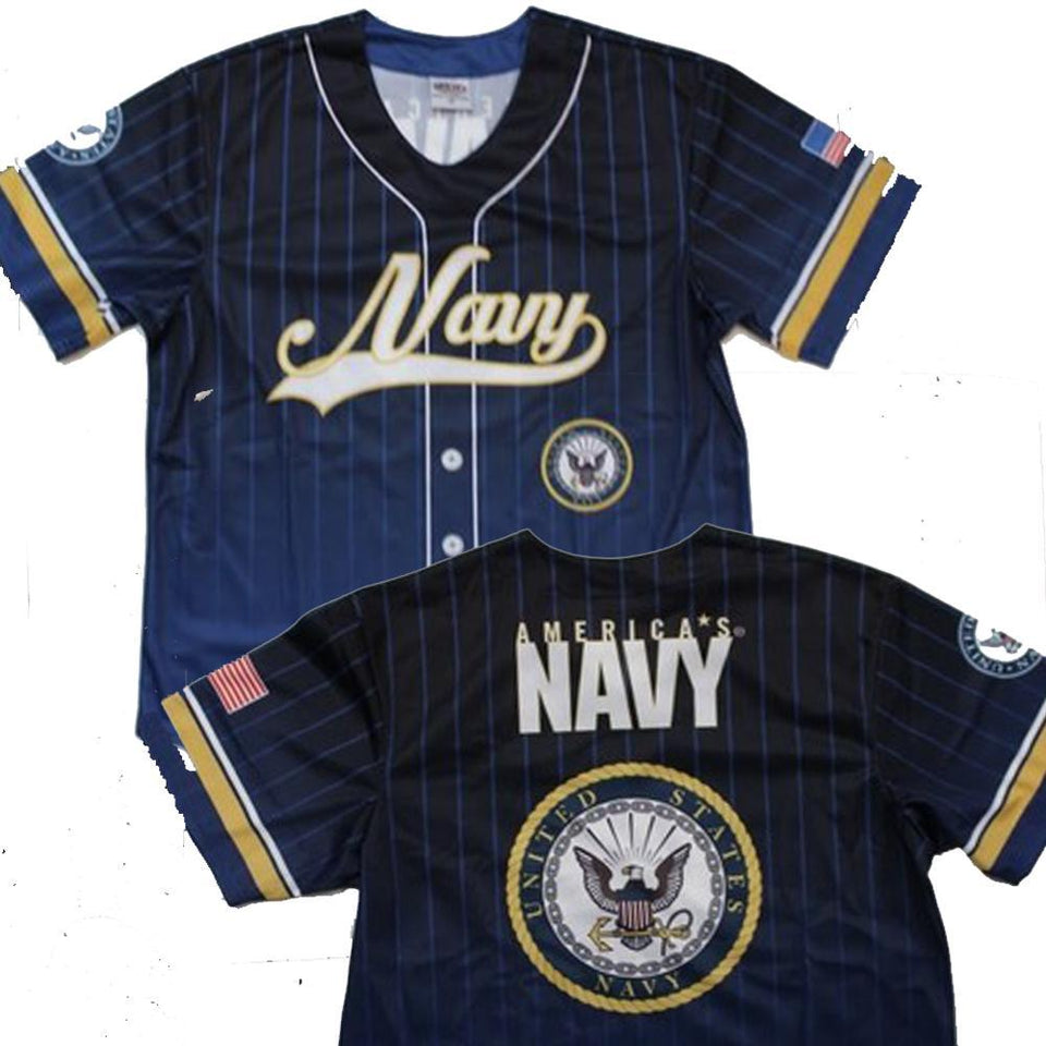 US Navy Sublimated Baseball Jersey