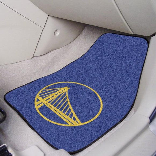 Golden State Warriors 2Pk Carpet Car Mat Set - Military Republic