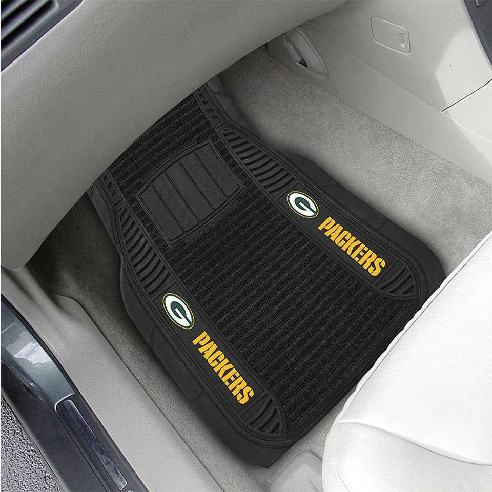 Green Bay Packers Deluxe Car Mats-Military Republic