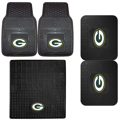 Green Bay Packers Heavy Duty Vinyl Car Mats-Military Republic