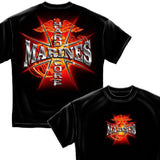 Hardcore Marines T-Shirt-Military Republic