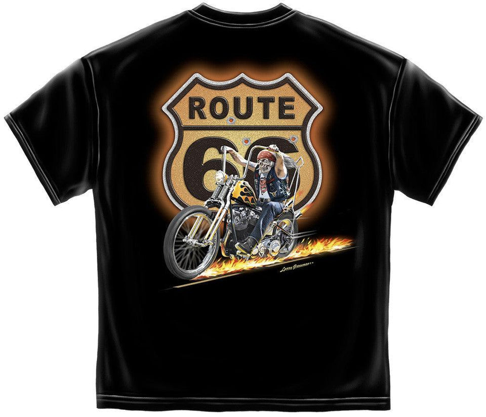 Hell On Wheels Black Hot Rods T-Shirt-Military Republic