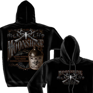 Hick Life Moonshine Hoodie-Military Republic