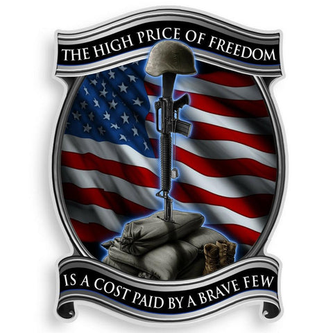 High Price Of Freedom Decal-Military Republic