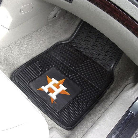 Houston Astros 2pk Heavy Duty Vinyl Car Mat Set - Military Republic