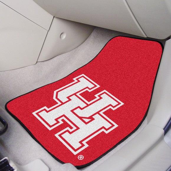 University of Houston 2Pk Carpet Car Mat Set - Red - Military Republic