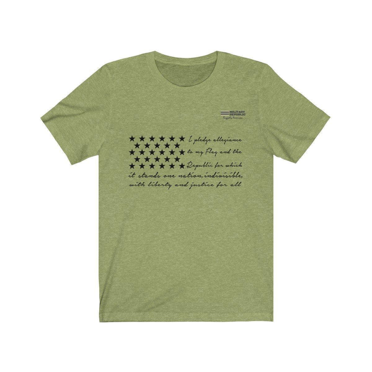 I Pledge Allegiance Unisex Short Sleeve T-shirt - Military Republic