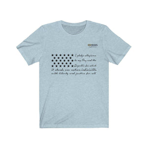 I Pledge Allegiance Unisex Short Sleeve T-shirt - Military Republic