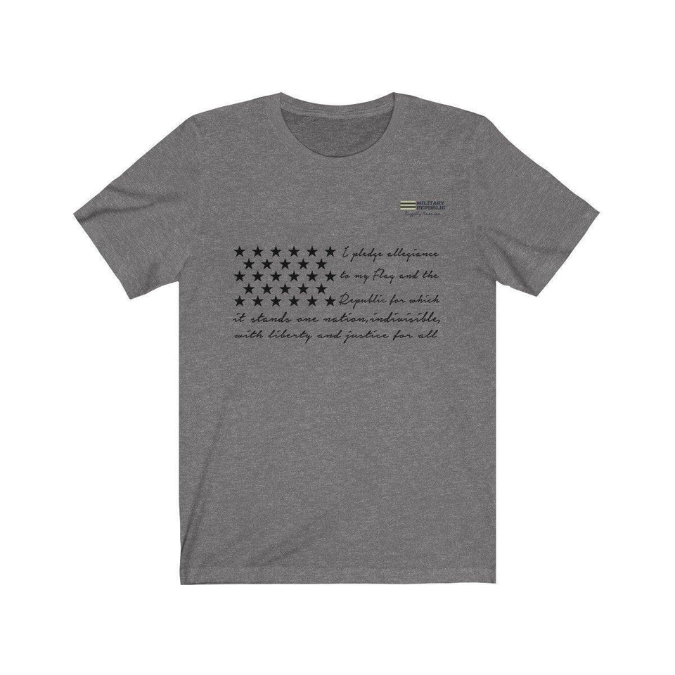 I Pledge Allegiance Unisex Short Sleeve T-shirt - Military Republic
