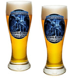 In Memory Of Our Fallen Brothers Pilsner Glasses Set-Military Republic