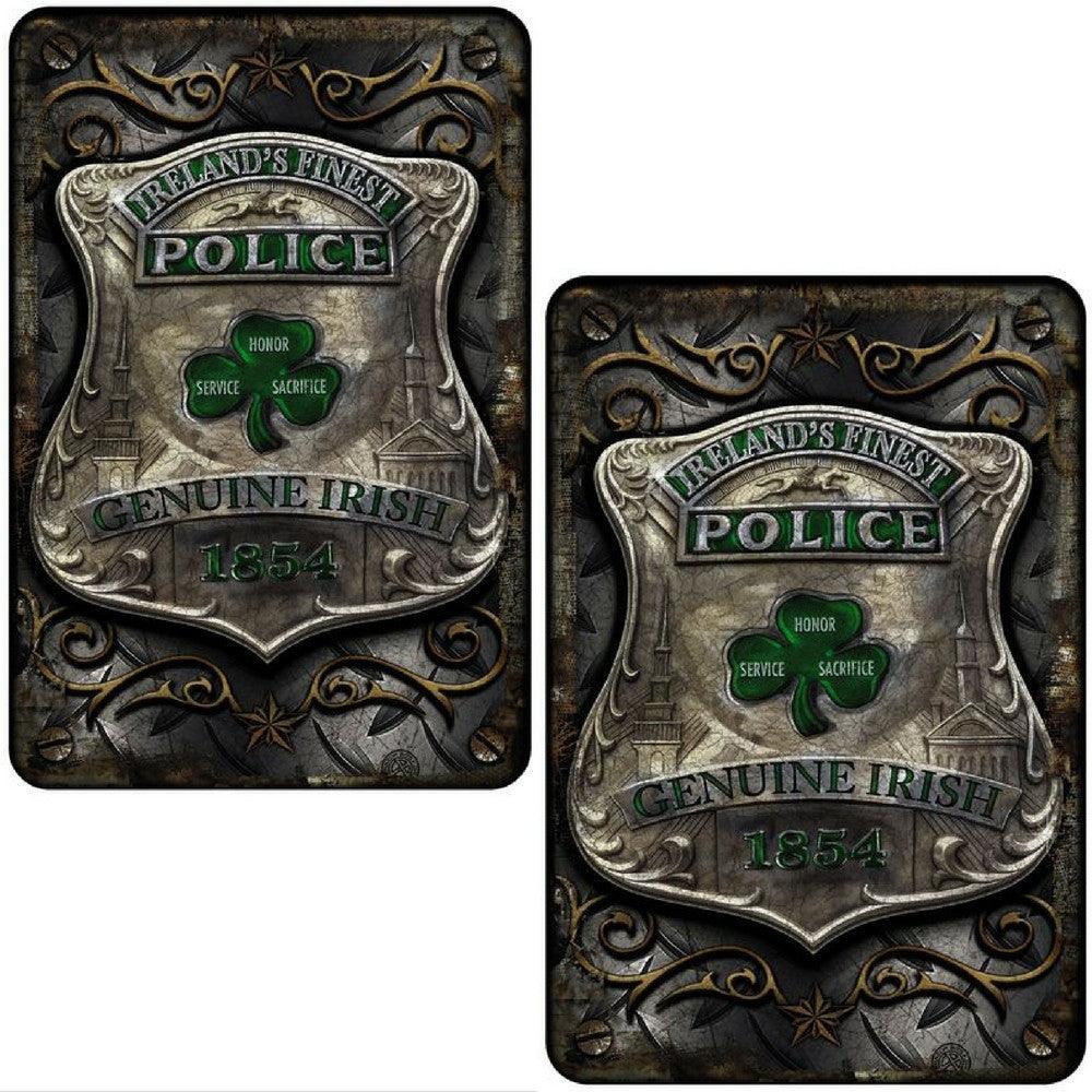 Ireland's Finest Police Aluminum Sign-Military Republic