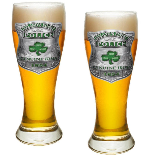 Ireland's Finest Police Pilsner Glass Set-Military Republic