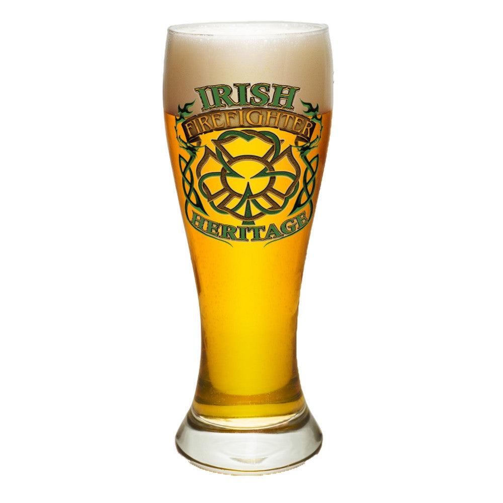 Irish Firefighter Heritage Pilsner Glass Set-Military Republic