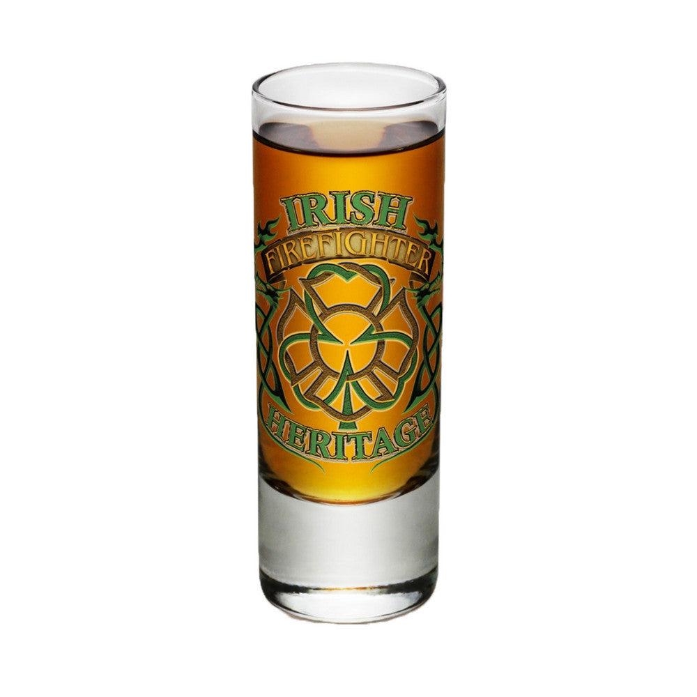 Irish Firefighter Heritage Shot Glasses-Military Republic