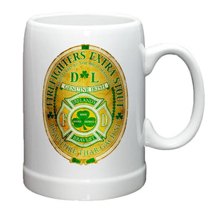 Irish Firefighter Stoneware Mug Set-Military Republic