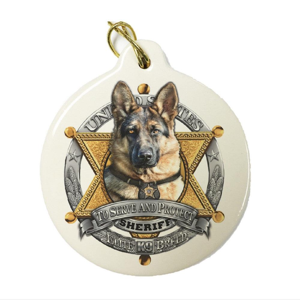 K9 Dog Christmas Ornament-Military Republic