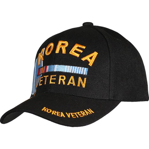 Korea Veteran Medal Hat (Black)-Military Republic