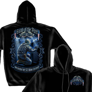 Land Of The Free Wall T-Shirt-Military Republic