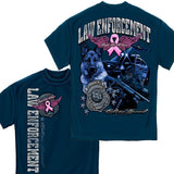 Law Enforcement Elite Breed- Cancer Awareness T-Shirt-Military Republic