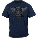 Law Enforcement Skull Wings T-shirt - Military Republic