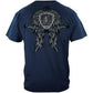 Law Enforcement Skull Wings T-shirt - Military Republic