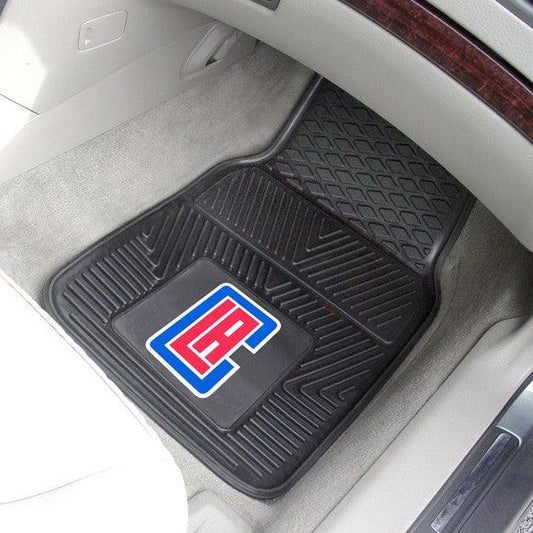 Los Angeles Clippers 2pk Heavy Duty Vinyl Car Mat Set - Military Republic