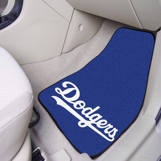 Los Angeles Dodgers 2Pk Carpet Car Mat Set - Military Republic