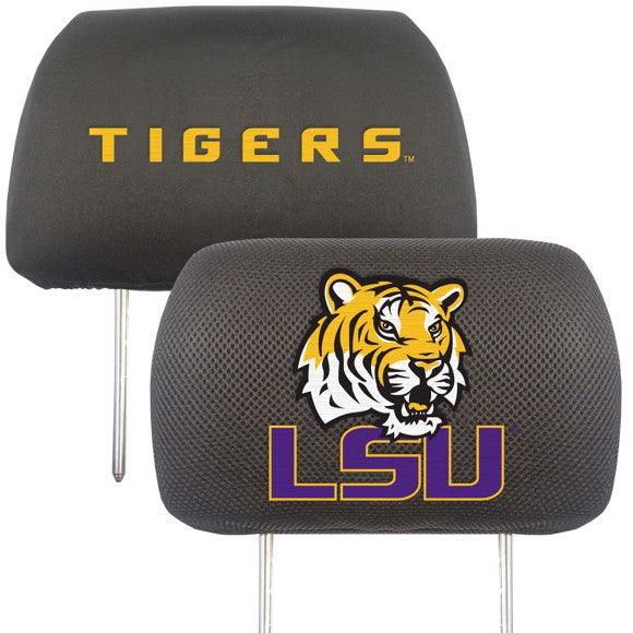 Louisiana State University Team Color Printed Headrest Cover - Military Republic