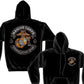 Marine Corps Biker Hoodie - Military Republic