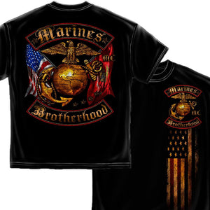 Marines Brotherhood T-Shirt-Military Republic