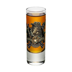 Marines Dog First In Last Out Shot Glasses-Military Republic