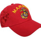 Marines Shadow Embroidery Cap (RED)-Military Republic