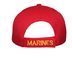 Marines Shadow Embroidery Cap (RED)-Military Republic