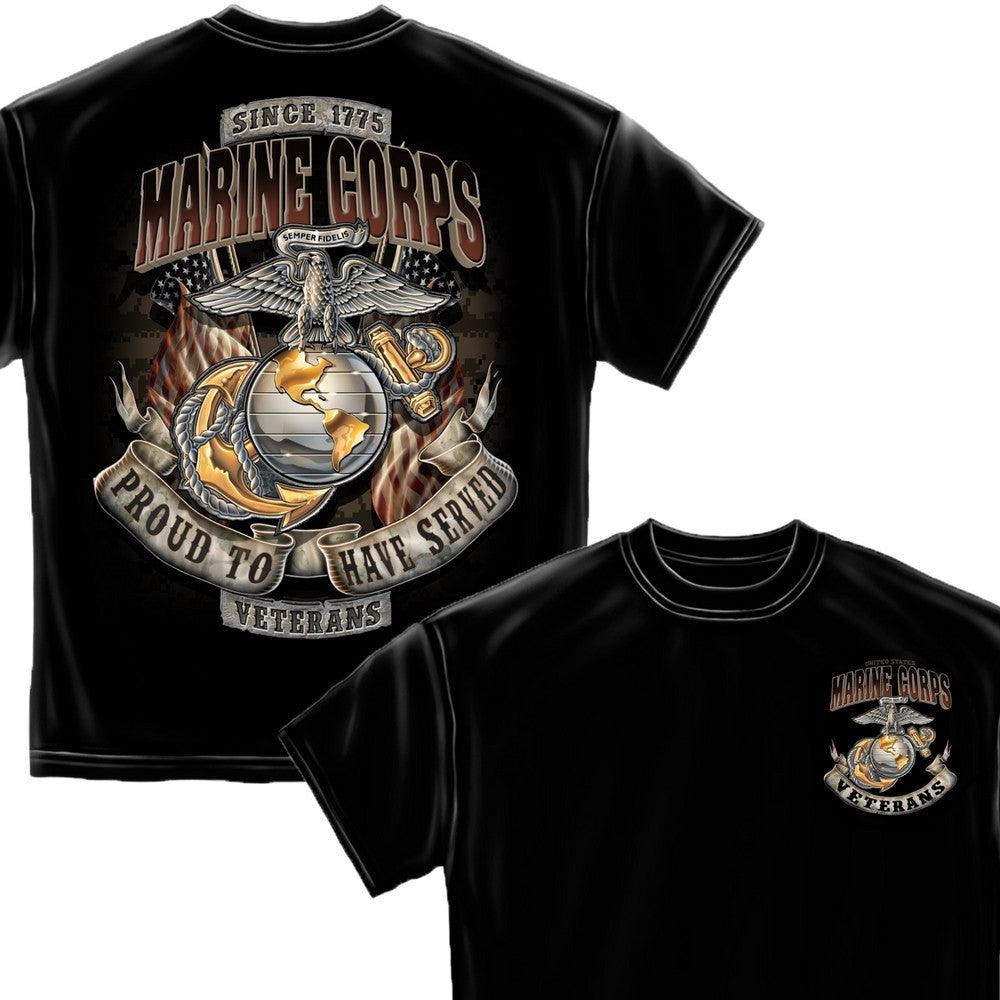 Marines Veteran T-Shirt-Military Republic