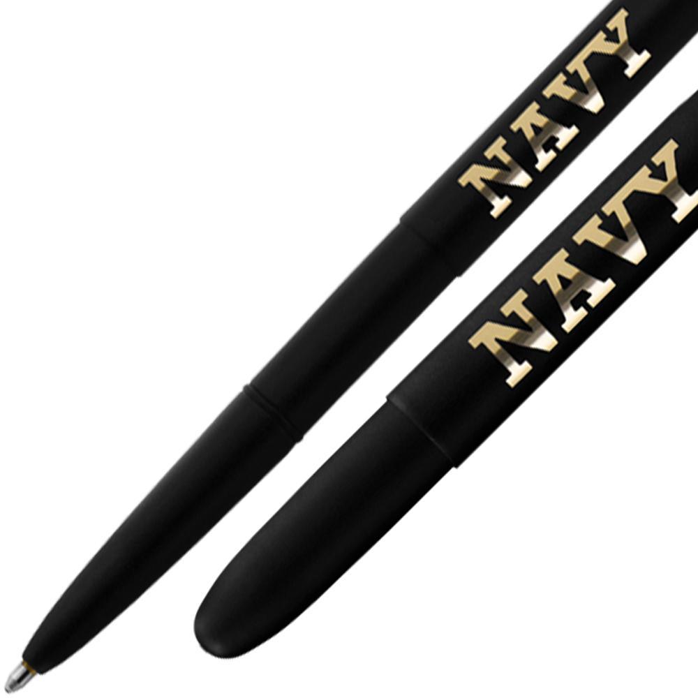 Matte Black Bullet Space Pen with U.S. Navy Letters Laser Engraved - Military Republic