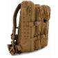 Medium Assault Outdoor Backpack- Black/Coyote/Olive Green - Military Republic