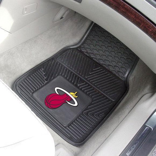 Miami Heat 2pk Heavy Duty Vinyl Car Mat Set - Military Republic