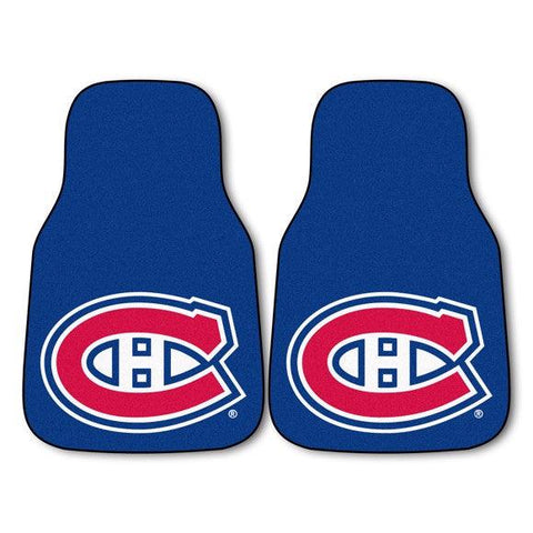 Montreal Canadiens 2Pk Carpet Car Mat Set - Military Republic