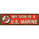 "My Son is a Marine"  11.5 x 3.25" Bumper Sticker - Military Republic