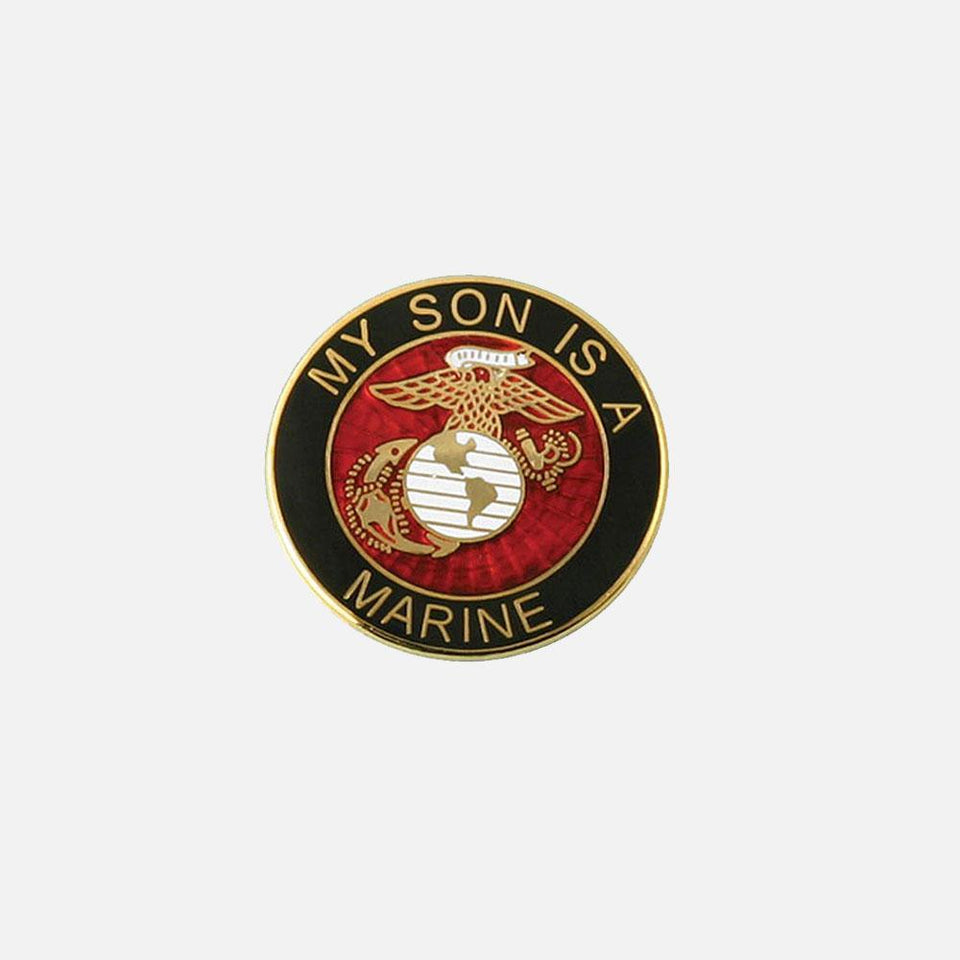 My Son Is A Marine Insignia Pin - Military Republic