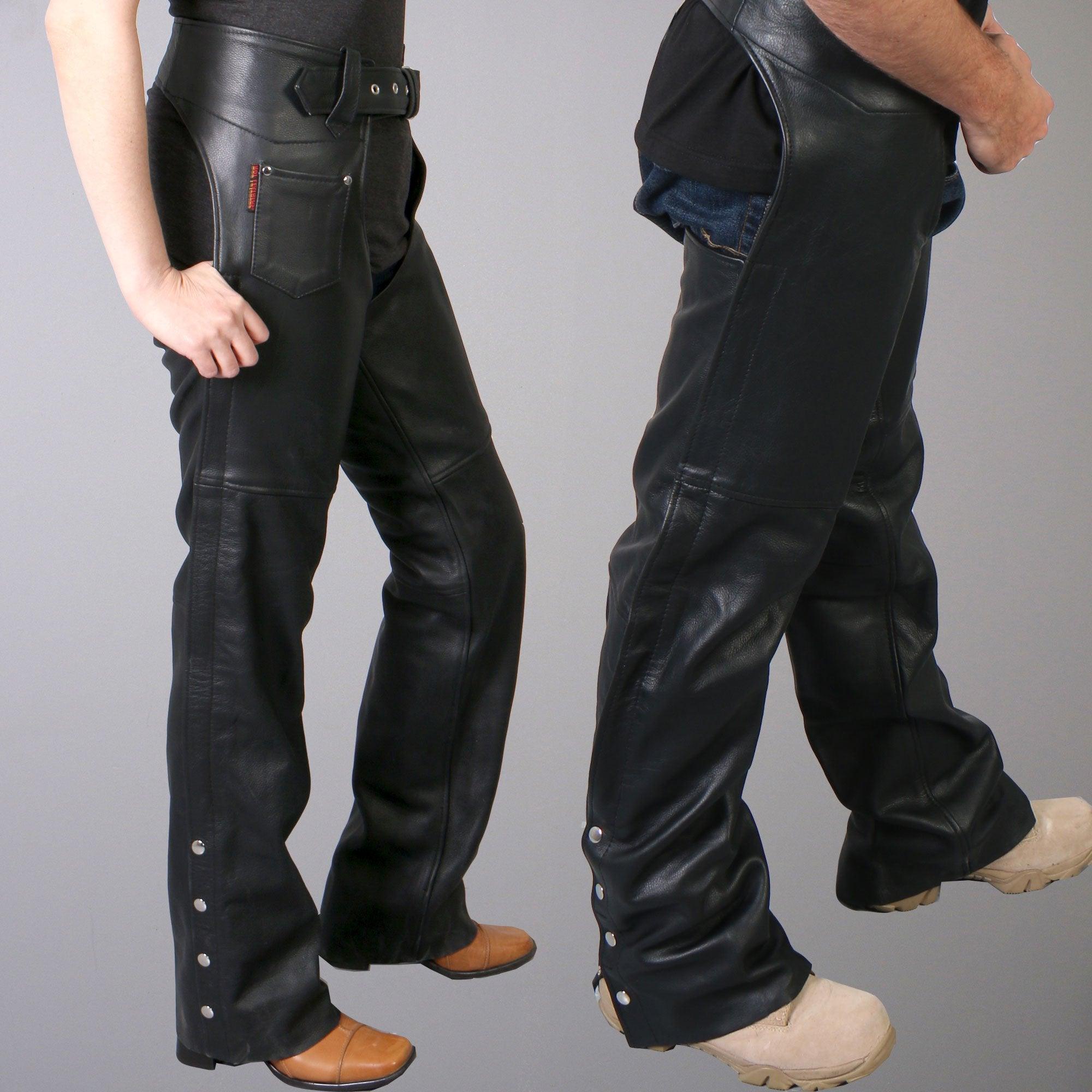 Online Hot Leathers fully lined chaps small