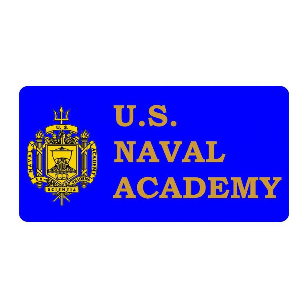U.S. Naval Academy Photo Metallic License Plate - Military Republic