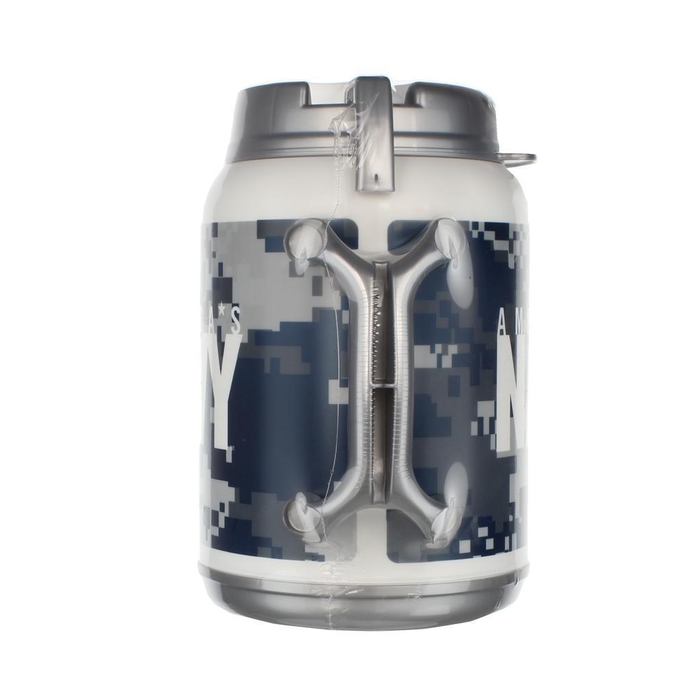 Navy 64 OZ Travel Mug-Military Republic