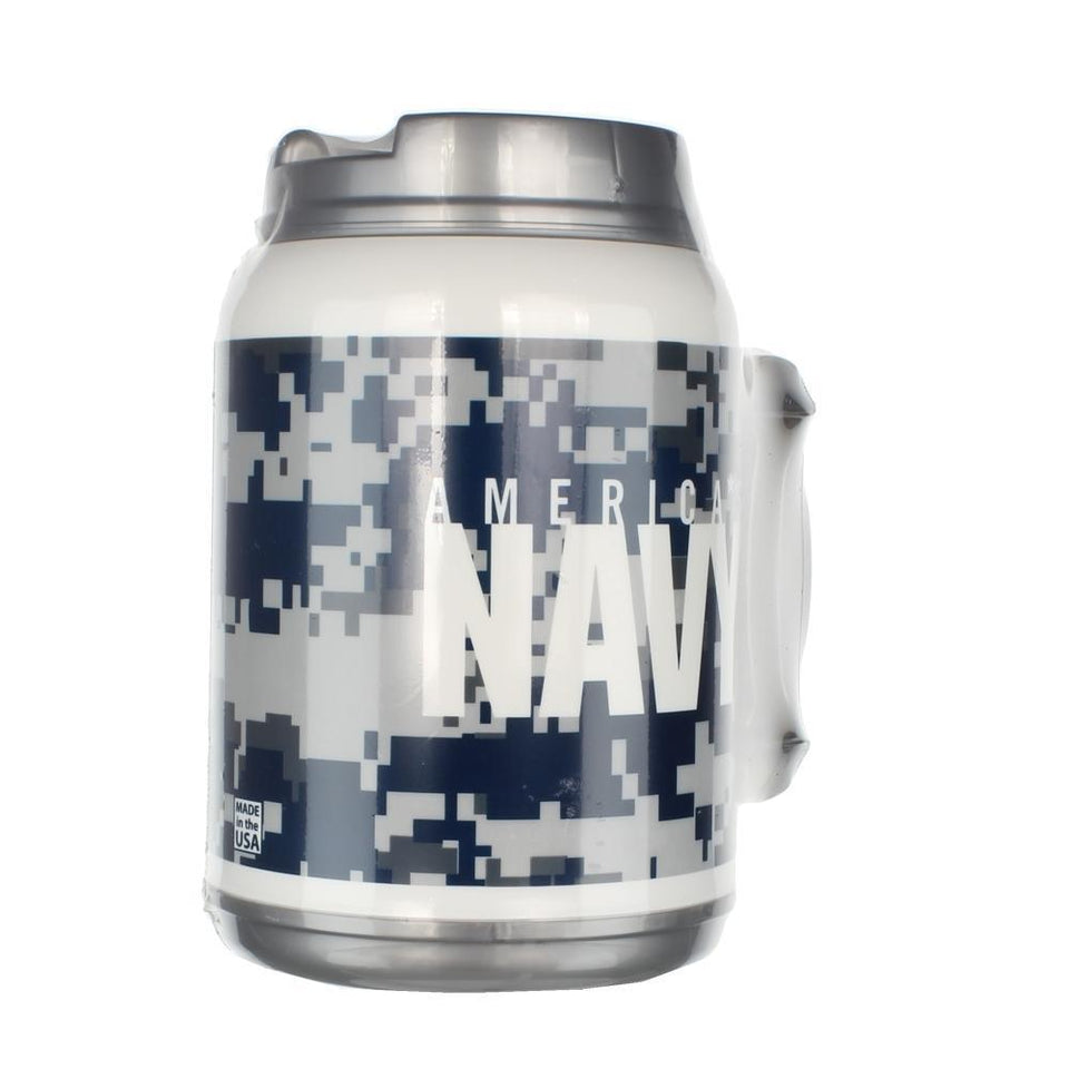 Navy 64 OZ Travel Mug-Military Republic
