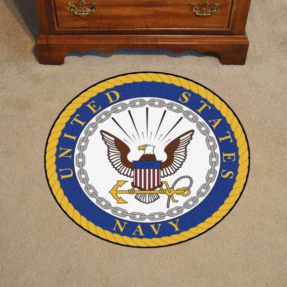 US Navy Round Mat - Military Republic