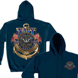 Navy The Sea Is Ours Hoodie-Military Republic