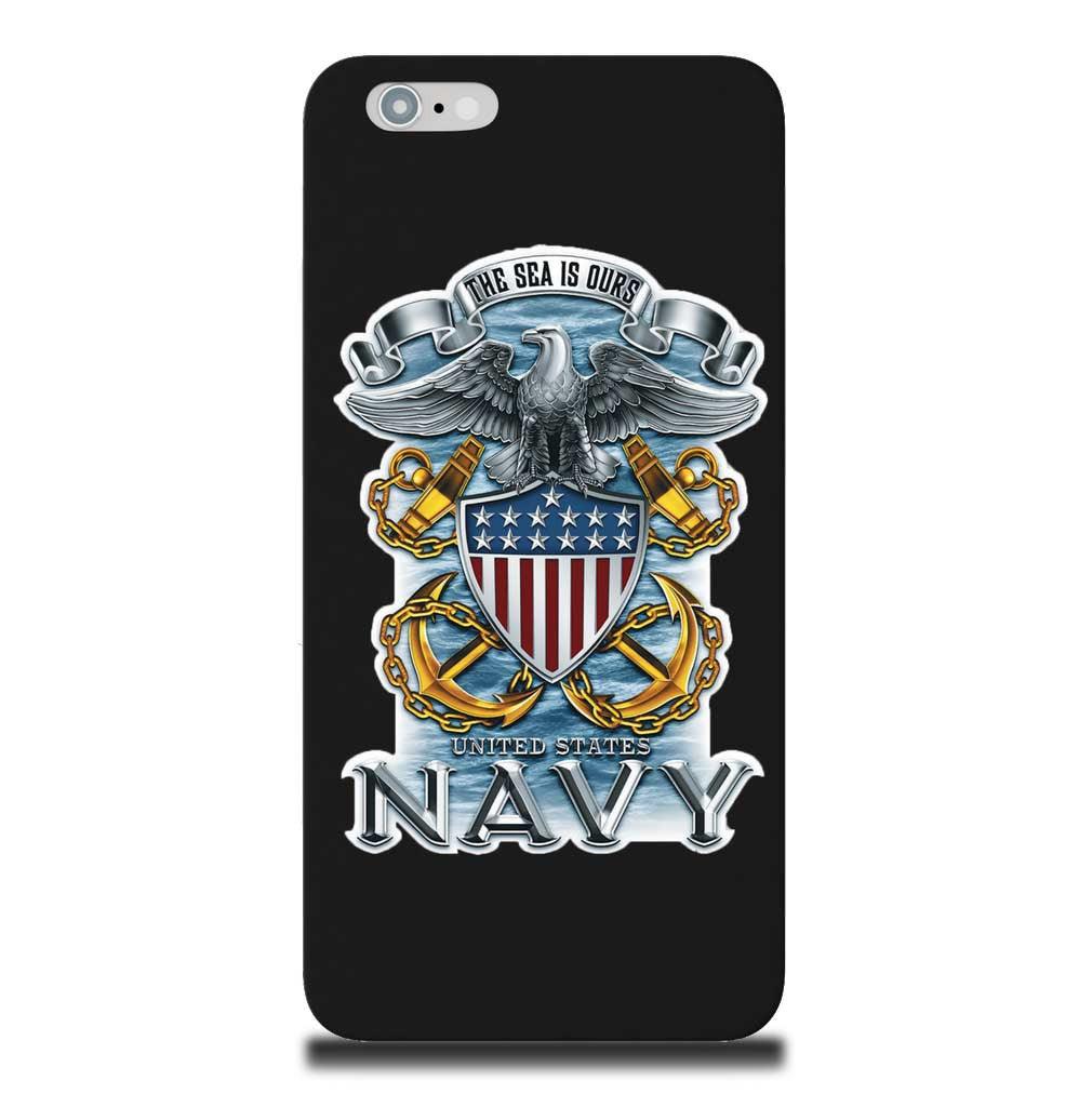 Navy The Sea Is Ours Phone Case-Military Republic